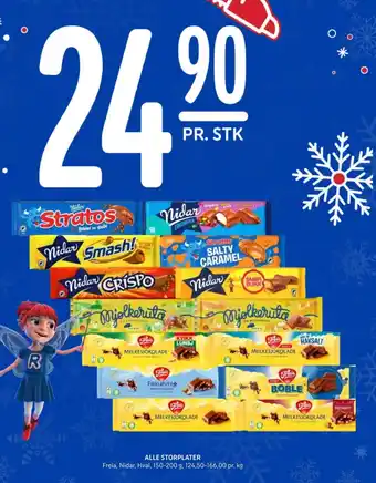 Rema 1000 ALLE STORPLATER Freia, Nidar, Hval tilbud