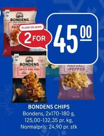 Rema 1000 BONDENS CHIPS Bondens tilbud