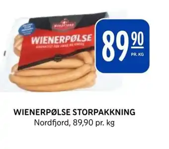 Rema 1000 WIENERPØLSE STORPAKKNING Nordfjord tilbud