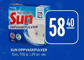 Rema 1000 SUN OPPVASKPULVER tilbud