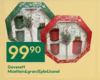 Gigaboks Gavesett miseltein&gran/eple&kanel tilbud