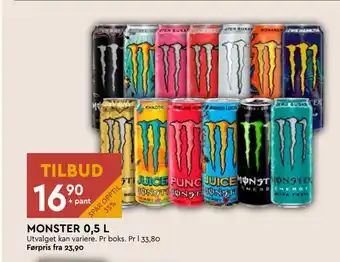 Coop Mega Monster 0,5 l tilbud
