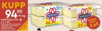 Coop Mega Norvegia 2 pk 2 x 1 kg tilbud