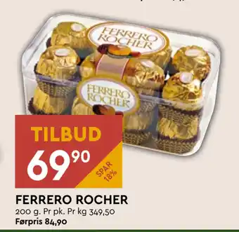 Coop Mega Ferrero rocher tilbud