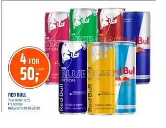 Coop Obs Red bull tilbud