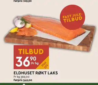 Coop Mega Eldhuset røkt laks tilbud