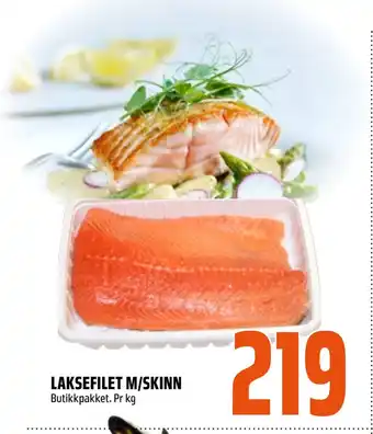 Coop Obs Laksefilet m/skinn tilbud