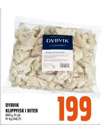 Coop Obs Dybvik klippfisk i biter tilbud