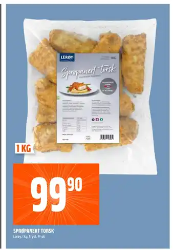 Coop Obs Sprøpanert torsk tilbud