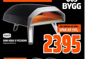 Obs Bygg Ooni koda 12 pizzaovn tilbud