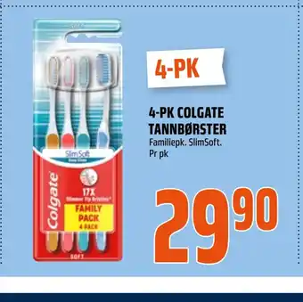 Coop Obs 4-pk colgate tannbørster tilbud