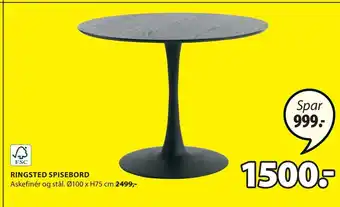 JYSK Ringsted spisebord tilbud