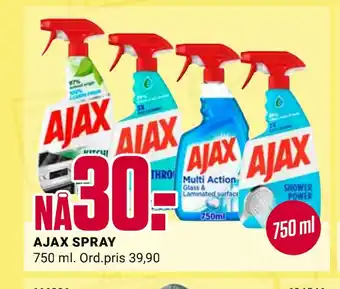 Europris Ajax spray tilbud