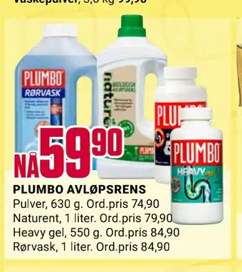 Europris Plumbo avløpsrens tilbud