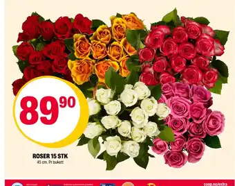 Coop Extra Roser 15 stk tilbud