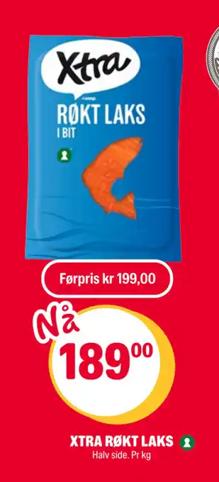 Coop Extra Xtra røkt laks tilbud