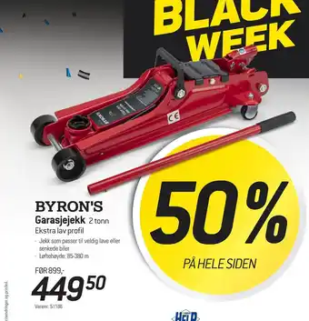 Thansen Garasjejekk tilbud