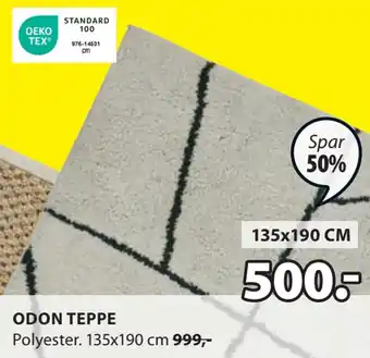 JYSK Odon teppe tilbud
