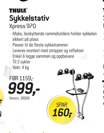 Thansen Sykkelstativ tilbud