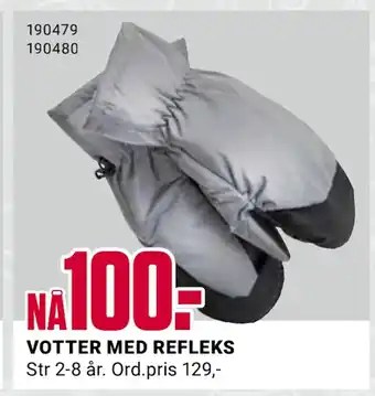 Europris Votter med refleks tilbud