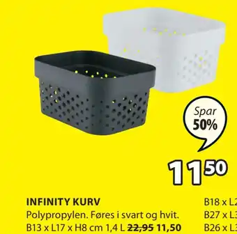 JYSK Infinity kurv tilbud