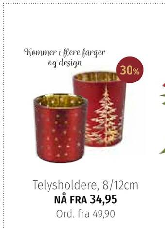Nille Telysholdere, 8/12cm tilbud