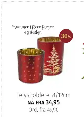 Nille Telysholdere, 8/12cm tilbud