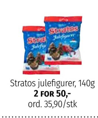 Nille Stratos julefigurer, 140g tilbud