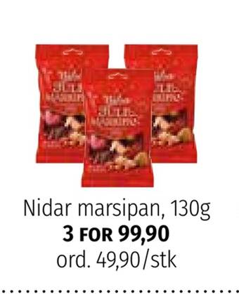 Nille Nidar marsipan, 130g tilbud