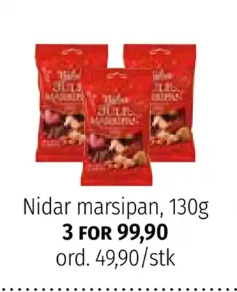 Nille Nidar marsipan, 130g tilbud