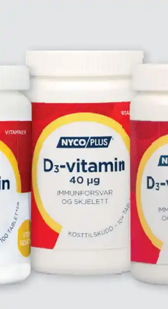 Vitusapotek Nycoplus d3 40mcg tilbud