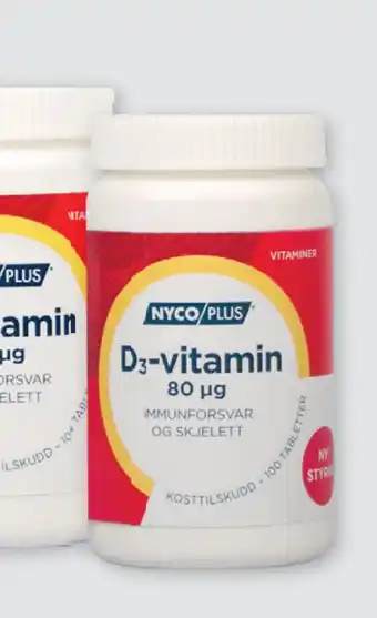 Vitusapotek Nycoplus d3 80mcg tilbud