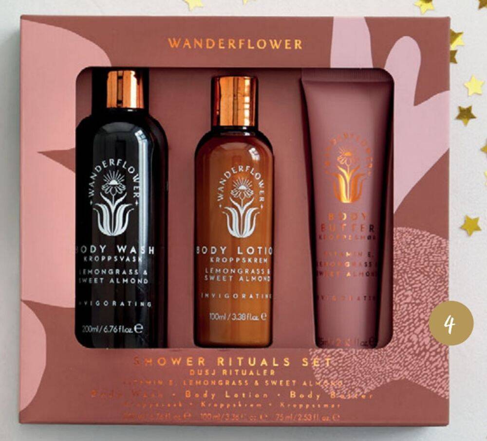 Vitusapotek Wanderflower shower rituals tilbud
