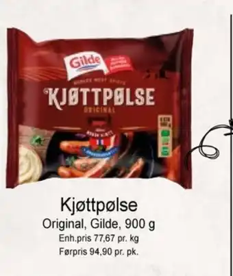 Joker Gilde kjøttpølser tilbud