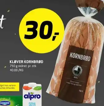 Bunnpris Kløver brød tilbud