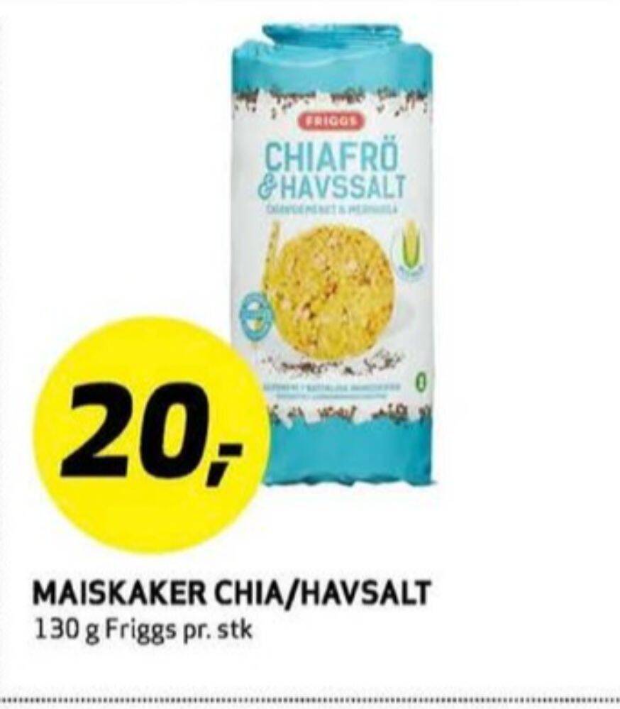 Bunnpris Friggs maiskaker tilbud