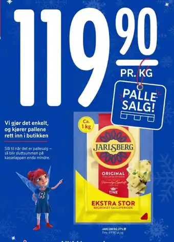Rema 1000 Jarlsberg skæreost tilbud