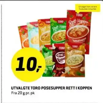 Bunnpris Rett i koppen instant retter tilbud