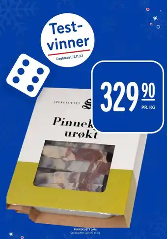 Rema 1000 Spekeloftet pinnekjøtt tilbud