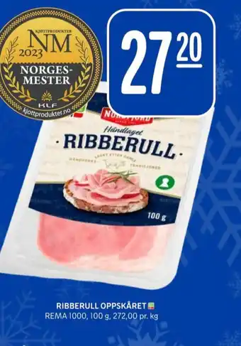 Rema 1000 Nordfjord ribberull tilbud