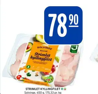 Rema 1000 Solvinge strimlet kylling tilbud