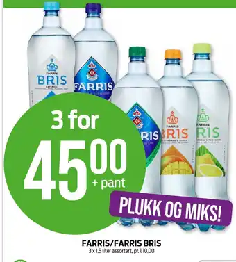 Kiwi Farris mineralvann tilbud