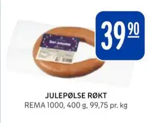 Rema 1000 Rema 1000 julepølse tilbud