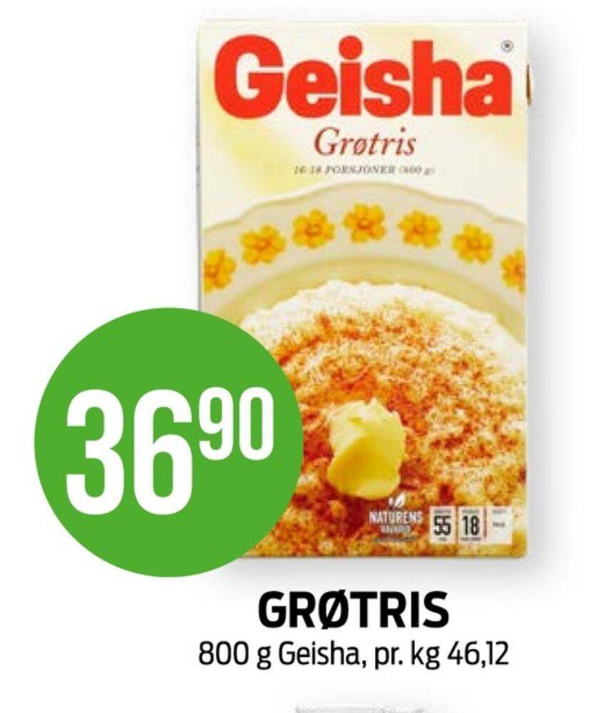 Kiwi Geisha ris tilbud