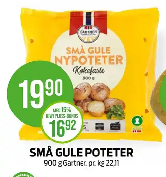 Kiwi Små gule poteter tilbud