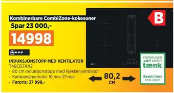 POWER Induksjonstopp med ventilator tilbud