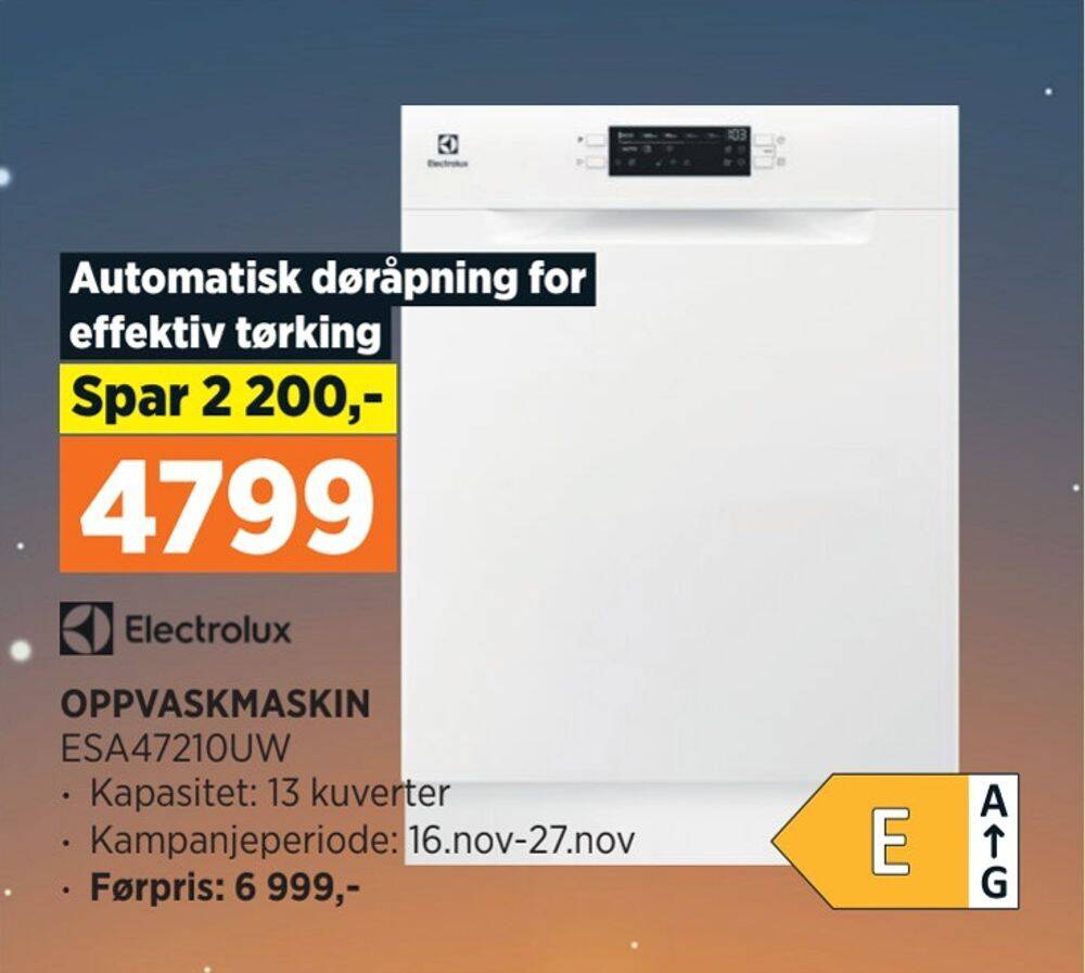POWER Oppvaskmaskin tilbud