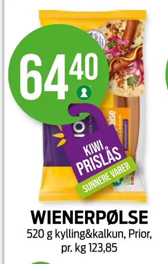 Kiwi Wienerpølse tilbud