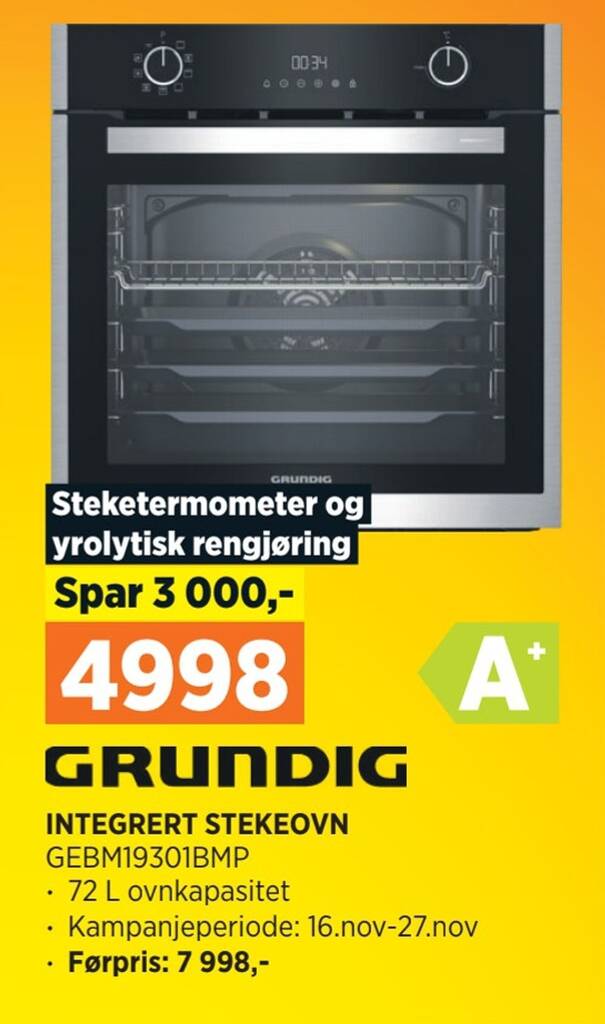 POWER Integrert stekeovn tilbud
