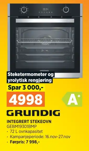 POWER Integrert stekeovn tilbud